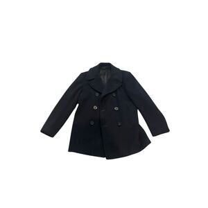 Vintage 50s 60s USN Navy Military Pea Coat